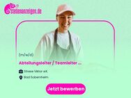 Abteilungsleiter / Teamleiter (m/w/d) Bäckerei - Bad Sobernheim
