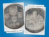 Silbermedaille „1.000 Jahrfeier - Stadt Offenbach“ von 1977 - Radolfzell (Bodensee)