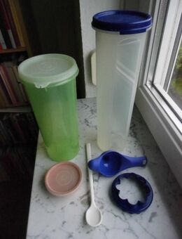 Tupperware Tupper Spaghettidose Dose Löffel Ausstechförmchen Trichter Treffsicher - Flensburg