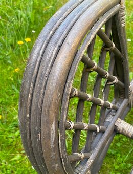 2 sessel rattan stühle holz vintage alt antik - Güstrow