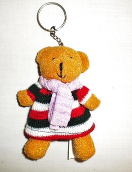 Eddy Toys-Plüsch-Teddy-Schlüsselanhänger,ca. 11 cm - Linnich