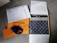 Louis Vuitton Tuch Schal Denim Blau Tücher Mono