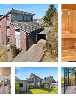 Architektonisches Wohnerlebnis mit Einliegerwohnung - Zentral & ruhig in Neumünster-Faldera - Neumünster