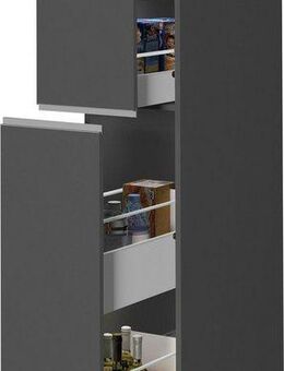 KOCHSTATION Apothekerschrank KS-Sole Breite 30 cm, 2 Auszüge, 4 Fächer
