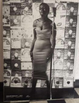 Poster, ca. 90er Jahre auf Karton selten u. schön! Schwarz weiß Jazzmusiker - Berlin