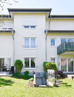 Sofort beziehbar, sehr gepflegte 3-Zimmer-Wohnung mit schönem, ruhigem Gartenanteil - Nußloch