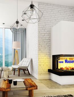 Kaminbausatz 🔵 IMPERIAL EXTRA b Volcano WLh 18KW WASSER Kamin L-Form Ofen L-Kamin Neu Hajduk LDF-Kamine - Strausberg