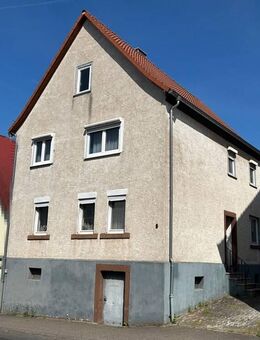 EFH mit Garage, Scheune und separatem Bauplatz! - Röllbach