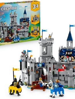 LEGO® Ritterburg im Mittelalter (31168), LEGO LEGO Creator Konstruktionsspielsteine, (1371 St), Made in Europe
