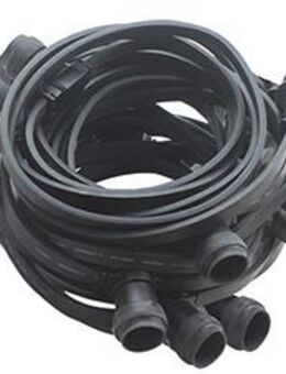 Scharnberger+Hasenbein Partylichterkette 30m 30 x E27 Fassung inkl. Anschlussstecker verlängerbar, schwarz - Kaiserslautern