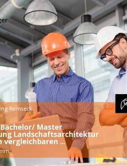 Dipl.-Ing./ Bachelor/ Master Fachrichtung Landschaftsarchitektur oder einen vergleichbaren Studiengang (w/m/d) - Remseck (Neckar) Remseck