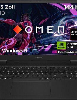 HP OMEN 17-db0095ng Gaming-Notebook (43,9 cm/17,3 Zoll, AMD Ryzen 9 8945HS, GeForce RTX 4060, 1000 GB SSD)
