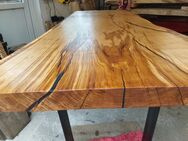 Esstisch Tisch massiv Eiche Baumstamm Baumkante Stärke 6cm - Garbsen