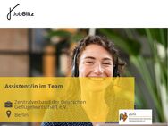 Assistent/in im Team - Berlin