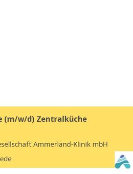 Küchenhilfe (m/w/d) Zentralküche - Westerstede