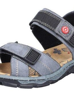 Rieker Sandale, Sommerschuh, Outdoorschuh, Keilabsatz, in Trekking-Optik