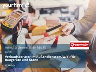 Verkaufsberater im Außendienst (m/w/d) für Baugeräte und Krane - Vechta
