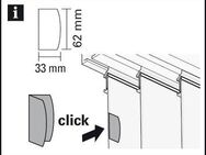 GARDINIA Magnetgriff Magnet-Clip, Schiebegardinen, Schiebevorhänge, (1-St), Serie Flächenvorhang-Technik Atlanta 3-läufig