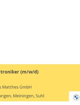 Kfz - Mechatroniker (m/w/d) - Suhl
