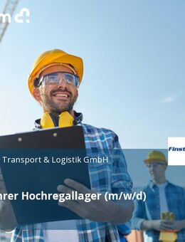 Staplerfahrer Hochregallager (m/w/d) - Türkheim