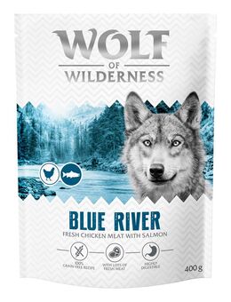 Wolf of Wilderness Adult "Blue River" Lachs - getreidefrei - 400 g Neu
