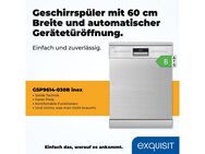 exquisit Standgeschirrspüler GSP9614-030B, 14 Maßgedecke