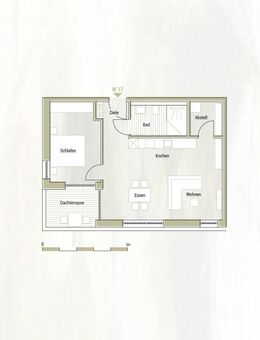 W17 - Helle, barrierefreie 2-Zimmer-Wohnung mit Dachterrasse - Hausach