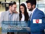 Mitarbeiter/in (m/w/d) in den Aufgabenbereichen: Nachgeordnete Verteilung, Sozialleistungen, Zahlstellenverwaltung in Vollzeit / Teilzeit - Osnabrück