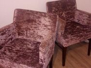 Nobelcouch mit Luxus polsterstűhlen satin rosa - Bremen