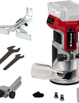 Einhell Akku-Fräse TP-ET 18 Li BL - Solo, Kantenfräse ohne Akku und Ladegerät