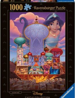 Ravensburger Puzzle Castle Collection - Disney Princess, Jasmin, 1000 Puzzleteile, Made in Germany
