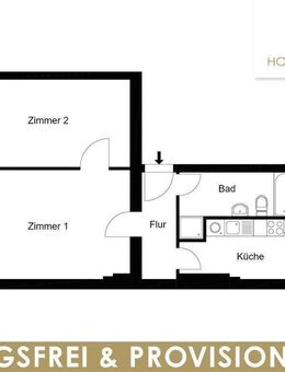 Bezugsfreie 2 Zimmer & 2 Balkone & Einbauküche & Provisionsfrei - Berlin