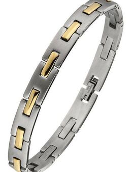 JOBO Armband, Edelstahl bicolor 21 cm