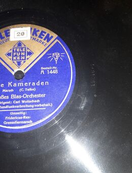 Schellackplatte Alte Kameraden, Fredericus-Rex-Grenadiermarsch - Berlin