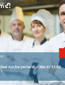 Teammitglied Küche (m/w/d) - (Mo-Fr 11:00 - 15:30 Uhr) - Vöhringen (Bayern)