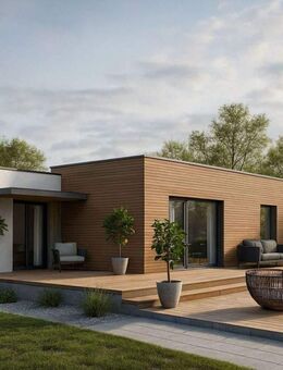 Rohe 77 - Moderner Bungalow in KfW 40, einzugsfertig inkl. KfW40, Fundamente - Regensburg