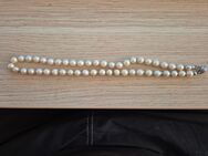 Perlenkette Kette Perlen mit Silberverschluss 835 - Wuppertal