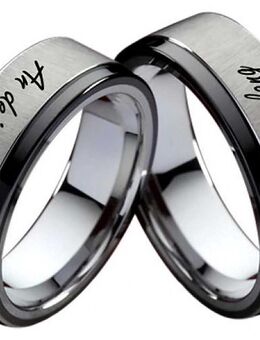 Exklusive Partnerringe aus Wolfram W126 - Aholming