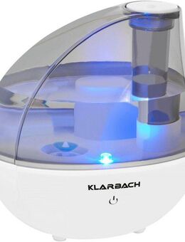 KLARBACH Luftbefeuchter LB 31508 we, 1,5 l Wassertank, mit Ultraschall-Technologie, für max. 30 m² Raumgröße geeignet