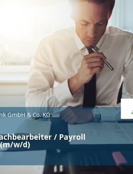 Personalsachbearbeiter / Payroll Specialist (m/w/d) - Engelsberg