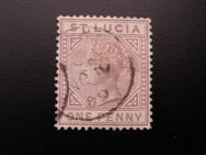 St.Lucia,One Penny-1886-89,Mi:LC 20 II,Lot 441