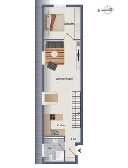URBAN LIVING - Wohnen in der Karlsvorstadt in Öhringen Haus B Wohnung 13 im DG - Öhringen