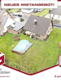 Modernisierter Familientraum mit Einbauküche, riesigem Garten, Pool, offenem Kamin und 2 Garagen - Weilerswist