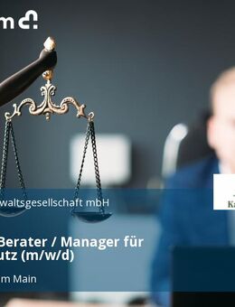 Auditor / Berater / Manager für Datenschutz (m/w/d) - Frankfurt (Main)