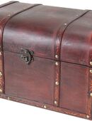 HMF Schatztruhe Portugal Gr. L Holztruhe Holzkiste #6406-140 in 75217