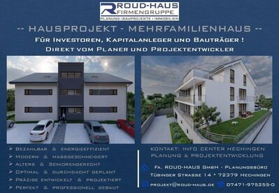 + EXKLUSIVES MEHRFAMILIENHAUS-PROJEKT! +