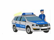 Hochglanzbild auf Fotopapier POLIZEI - Bretthausen