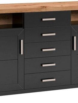set one by Musterring Sideboard York, Typ 55, mit viel Stauraum, im Landhaus-Stil, B 184 x H 95 cm
