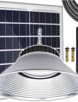 Solar LED Kronleuchter – Hängelampe mit separatem Solarpanel und Fernbedienung - Wuppertal