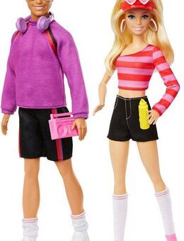 Barbie Anziehpuppe Fashionistas 65-jähriges Jubliäum, Thema Rollschuhe